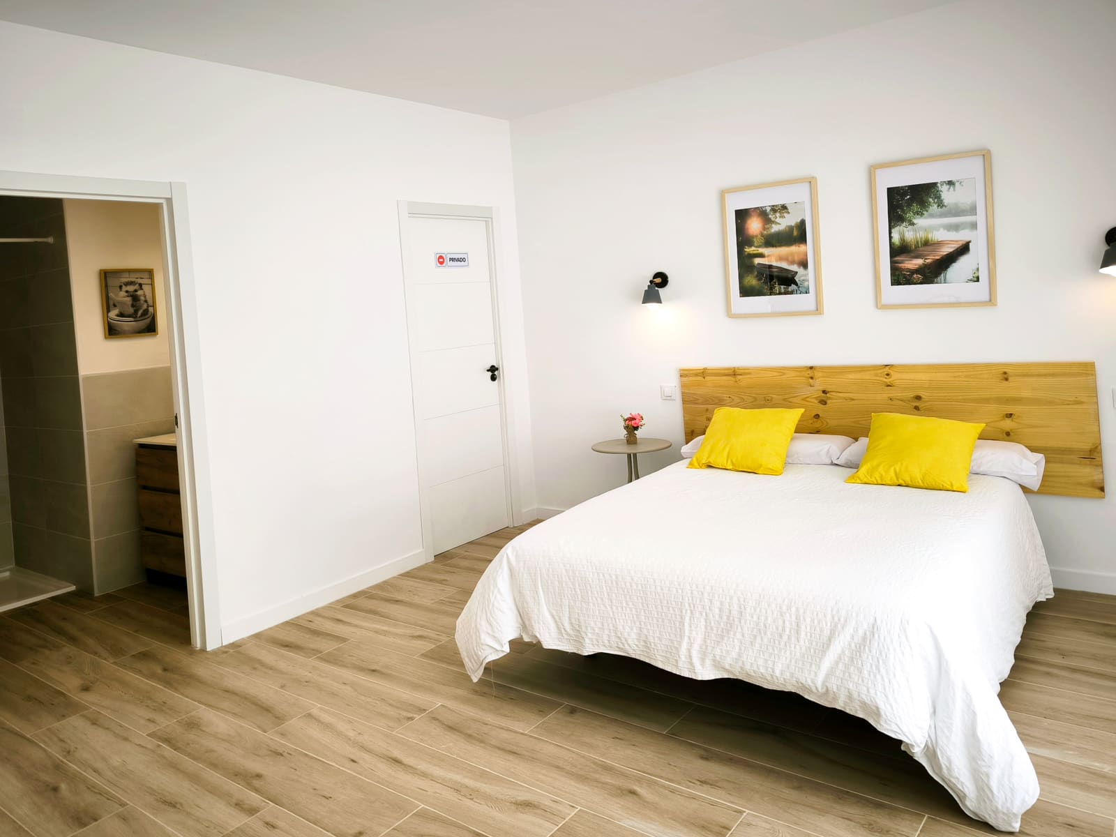 Habitaciones — casa rural La Huertona de Castroserna (Segovia)